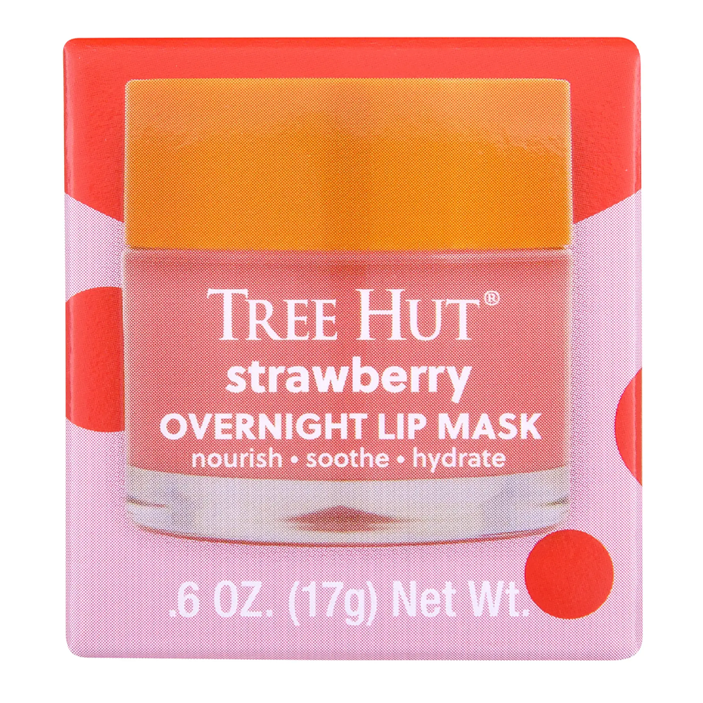 Tree Hut Strawberry Overnight Lip Mask 17g - Нічна маска для губ - фото №1 Tree Hut Strawberry Overnight Lip Mask 17g - Нічна маска для губ - фото №1